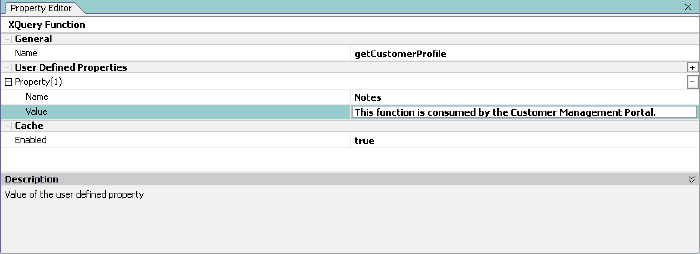 User-Defined Property for a Function