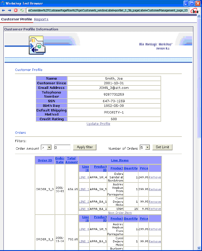 Portal Access to Web Application Data