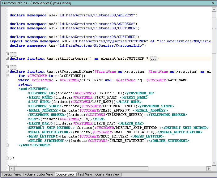 Parameterized Function Source Code
