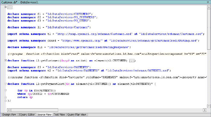 Source View Sample