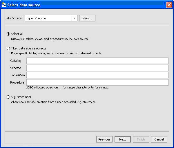 Select Data Source