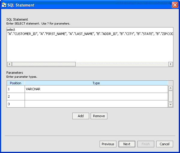 SQL Statement