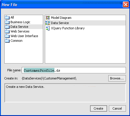 New Data Service