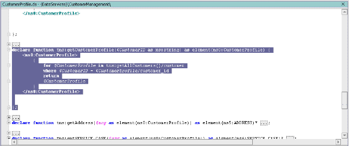 Source Code for a Parameterized and Complex Overwrite Mapped Function