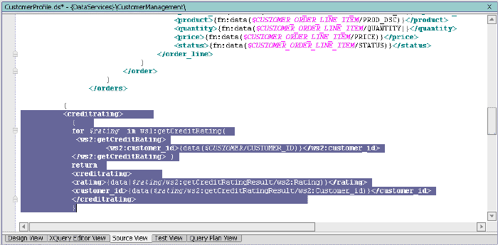 Credit Rating Source Code
