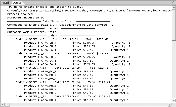Results: Output Window