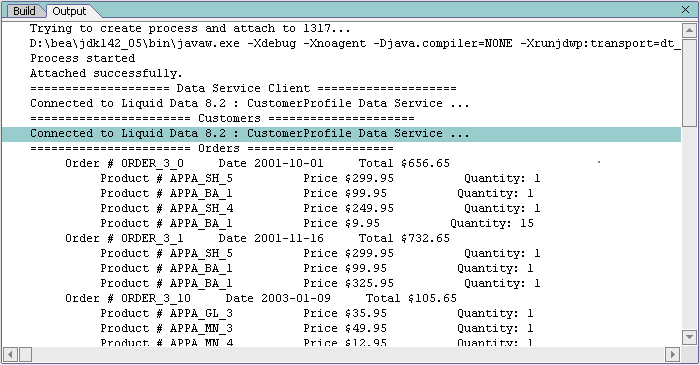 Results -- Output Window