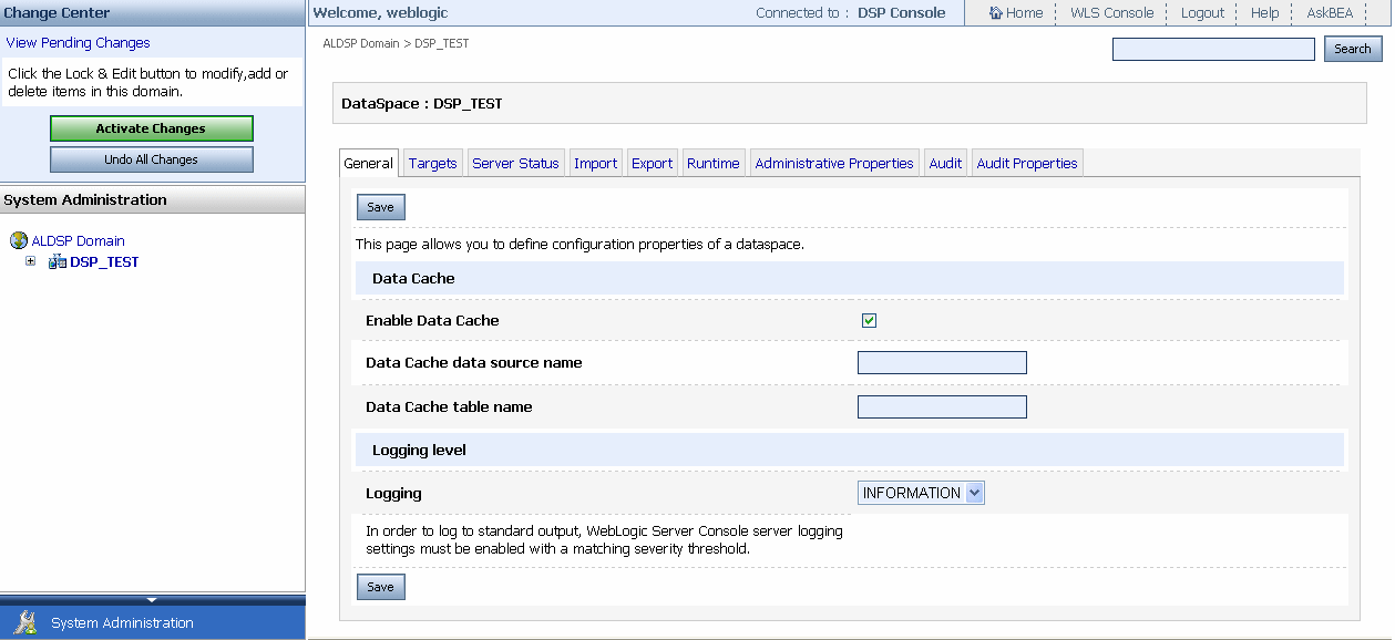 Activating/Deactivating Configuration Changes