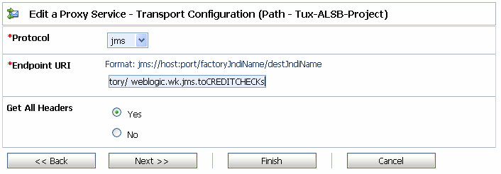 New Proxy Service Data Entry Page 2 - Inbound