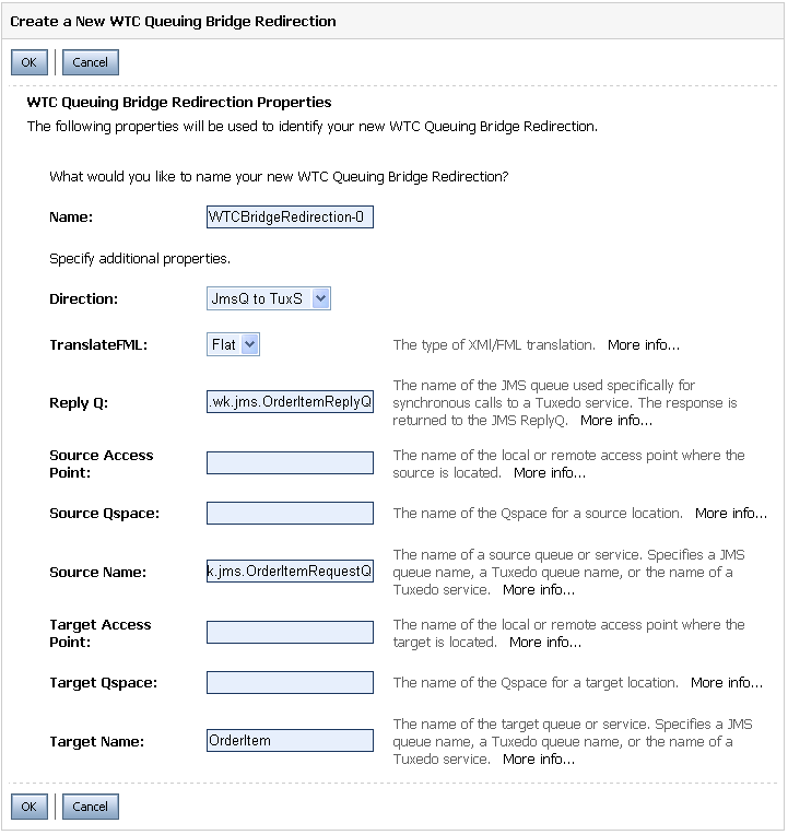 New WTC Redirection Data Entry Display