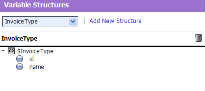 Variable Structures—InvoiceType