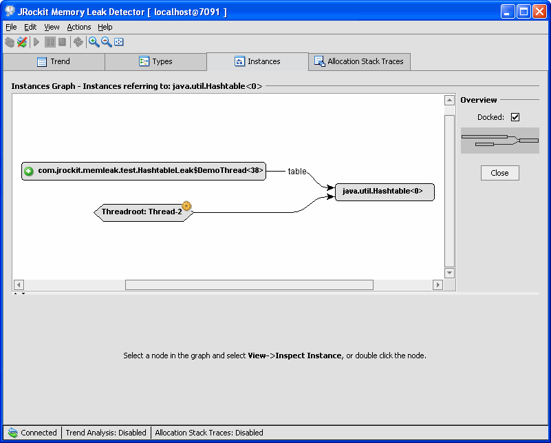 Referring Instances Tab