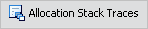 The Status bar in the Memory Leak Detector