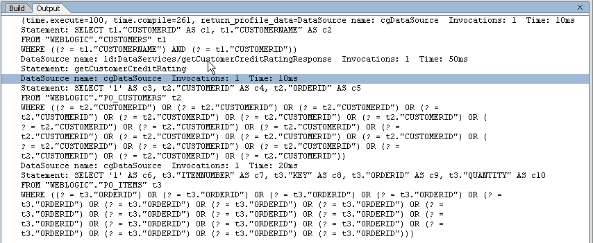 Function Query Output Windows Results