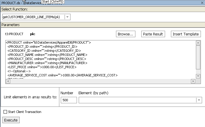 Using XML Type Template to Guide Data Input