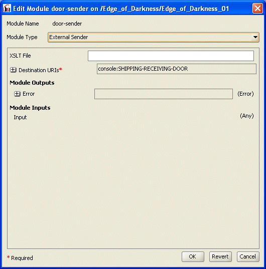 External Sender Sends OBSERVE Event to the Edge Server Console