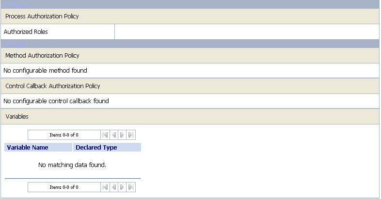 Process Type Details Page