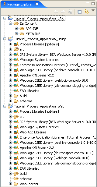 Package Explorer Pane