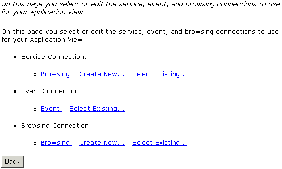 Application View Administration Page for AppViewTest