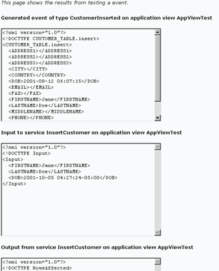 Test Service Page