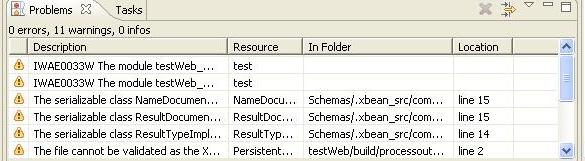 Build Pane - Schema Diagnostic Messages