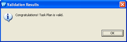 Validation Results Dialog Box