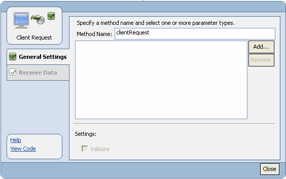Configuring Client Request 