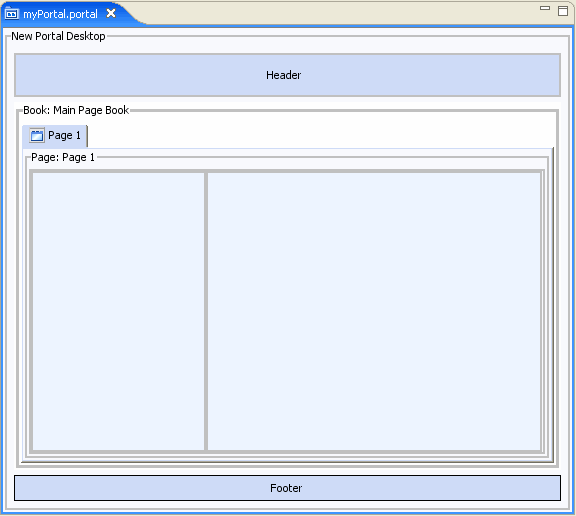 Portal Displayed in Workbench