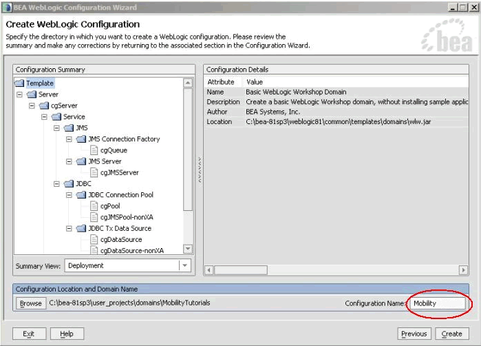 Configuration Wizard - Mobility