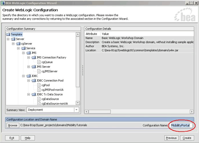 Configuration Wizard - Mobility Portal 