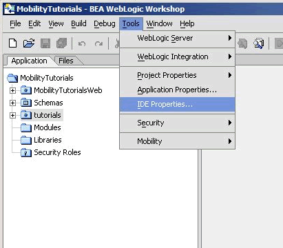 IDE Properties 
