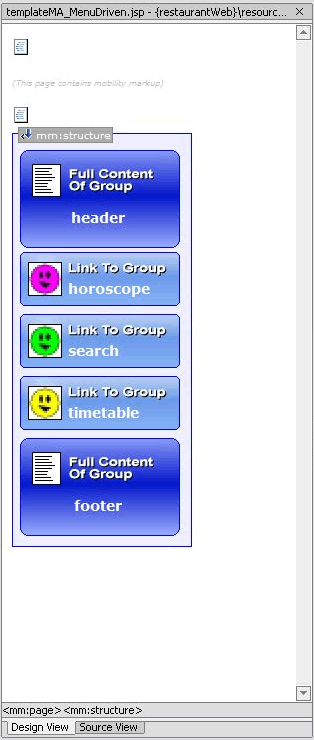 Navigation Menu Displayed with Images 