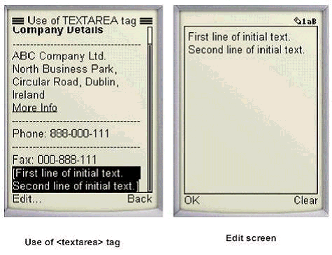 Use of <textarea> Tag