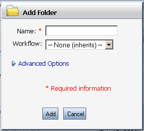 Add Folder Dialog
