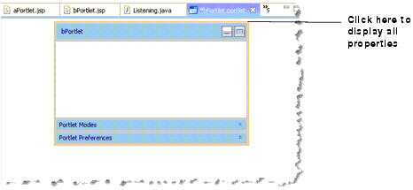 Click to Display All Portlet Properties