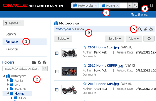 Graphic of browse mode features
