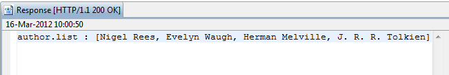 Retrieved Attribute List