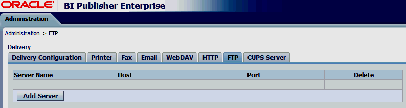 click Add Server