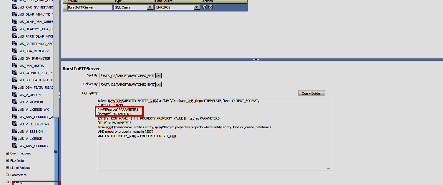 updating query
