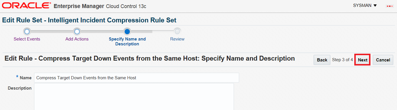 rule name