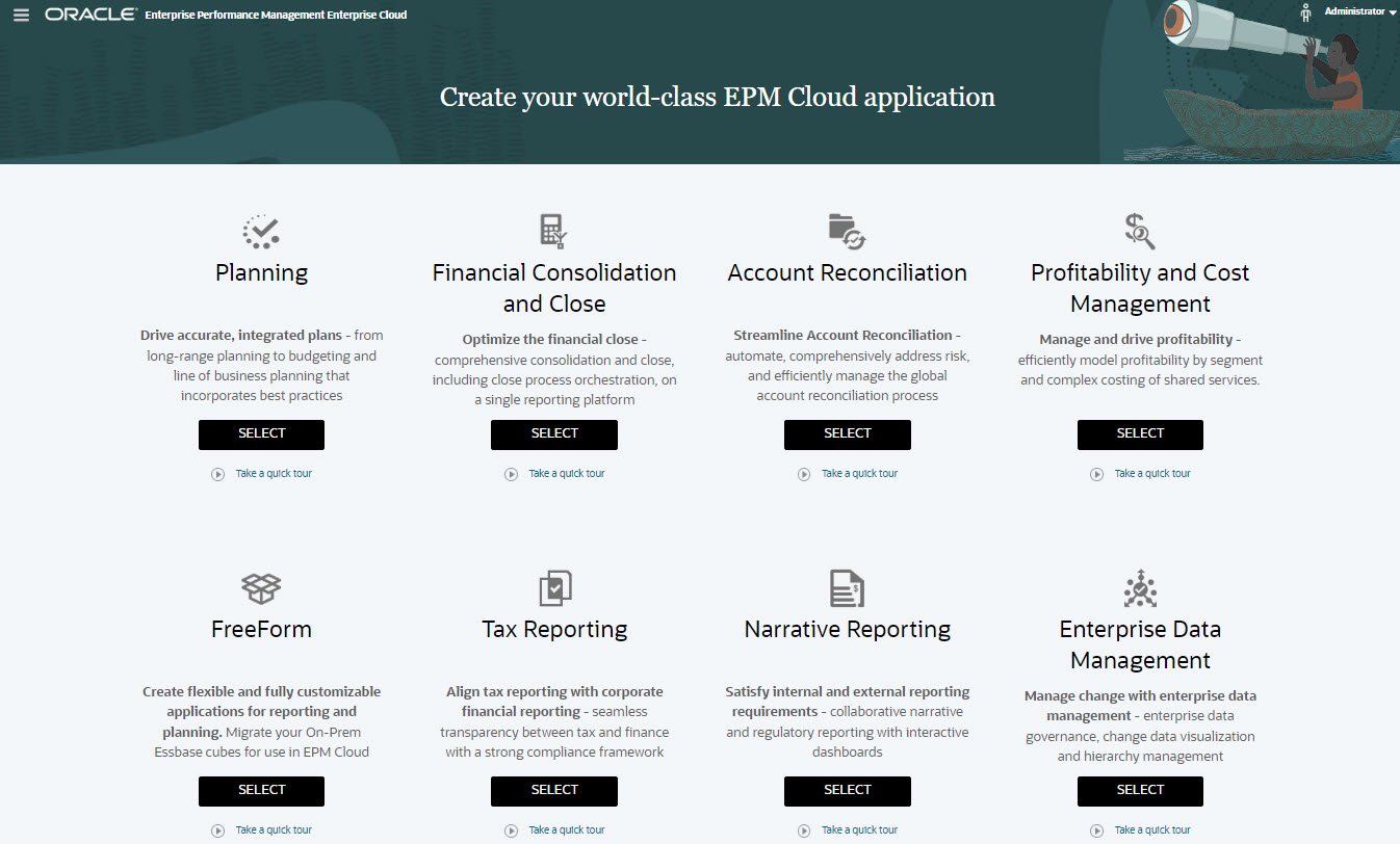 EPM Cloud-Landingpage EPM Cloud-Landingpage