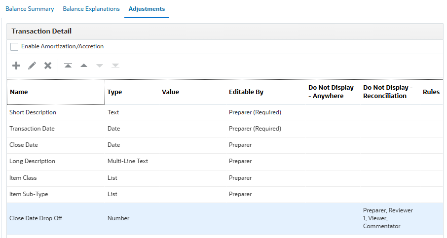 Beispiel f&uuml;r das Stoppen von Transaktionen mit berechnetem Attribut