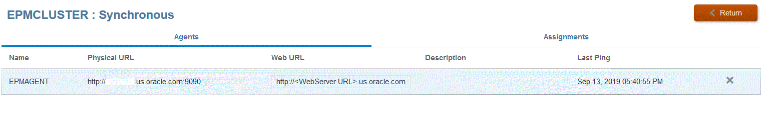 Das Bild zeigt die Registerkarte "Agent".