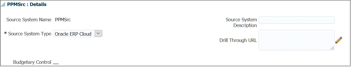 Das Bild zeigt die Seite "Quellsystem".