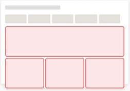Dashboard-Layout mit 4 Bereichen Dashboard-Layout mit 4 Bereichen