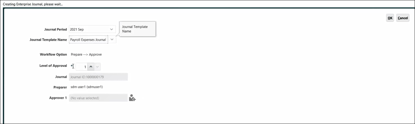 Crear asientos ad hoc en Enterprise Journals