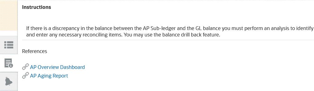 cajón de instrucciones en el resumen de conciliaciones cajón de instrucciones en el resumen de conciliaciones