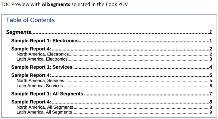 salida de tabla de contenido para muestra de libro versi&oacute;n 22