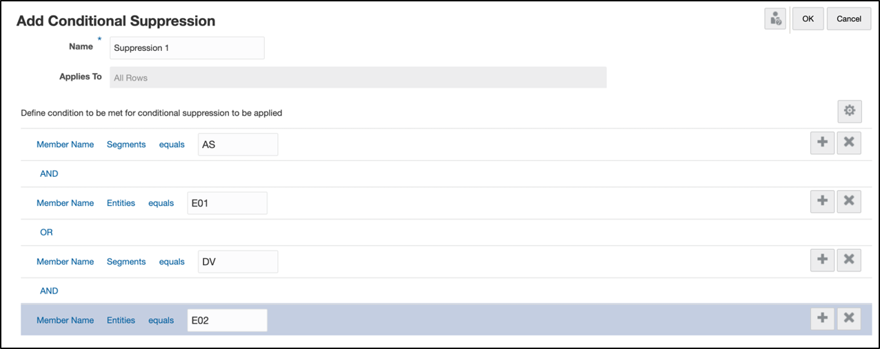 agregar dos expresiones adicionales