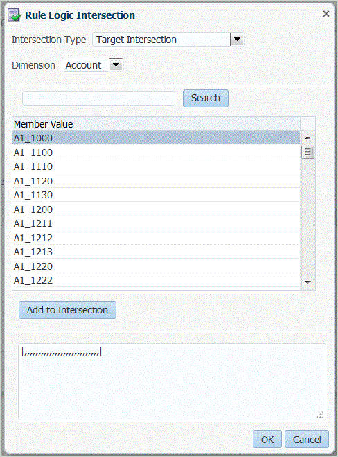 En la imagen se muestra la pantalla Intersecci&oacute;n de l&oacute;gica de regla